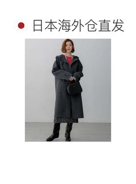 日本直邮23区 纯羊绒 护臂 浅灰色系手套