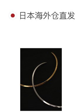 日本直邮环绕颈部的金银环状颈链