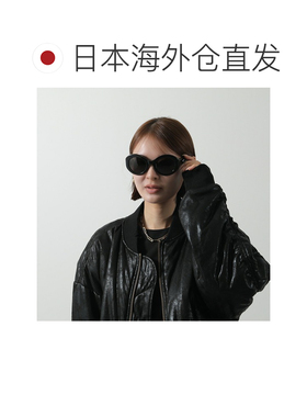 日本直邮BALENCIAGA 太阳镜 BB0208S 女士蝴蝶形蜂窝框架全框徽标
