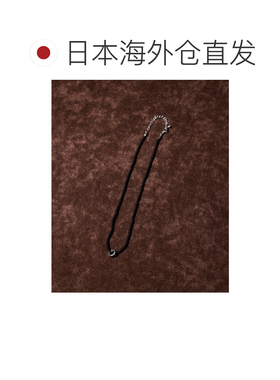 日本直邮Lattice 黑色珠饰不锈钢项链 LS26A34OA0【付后1h可退】