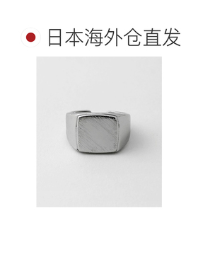 1h可退 日本直邮SOCCE 男女同款 真银质感 宽边圆角 戒指 soc2504