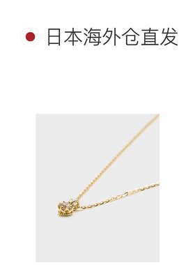 1h可退 日本直邮NOJESS 女士K18 0.05ct钻石项链 30242116017吊坠