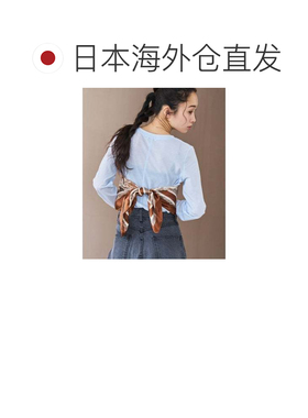 日本直邮coen 印花大全景丝巾围巾