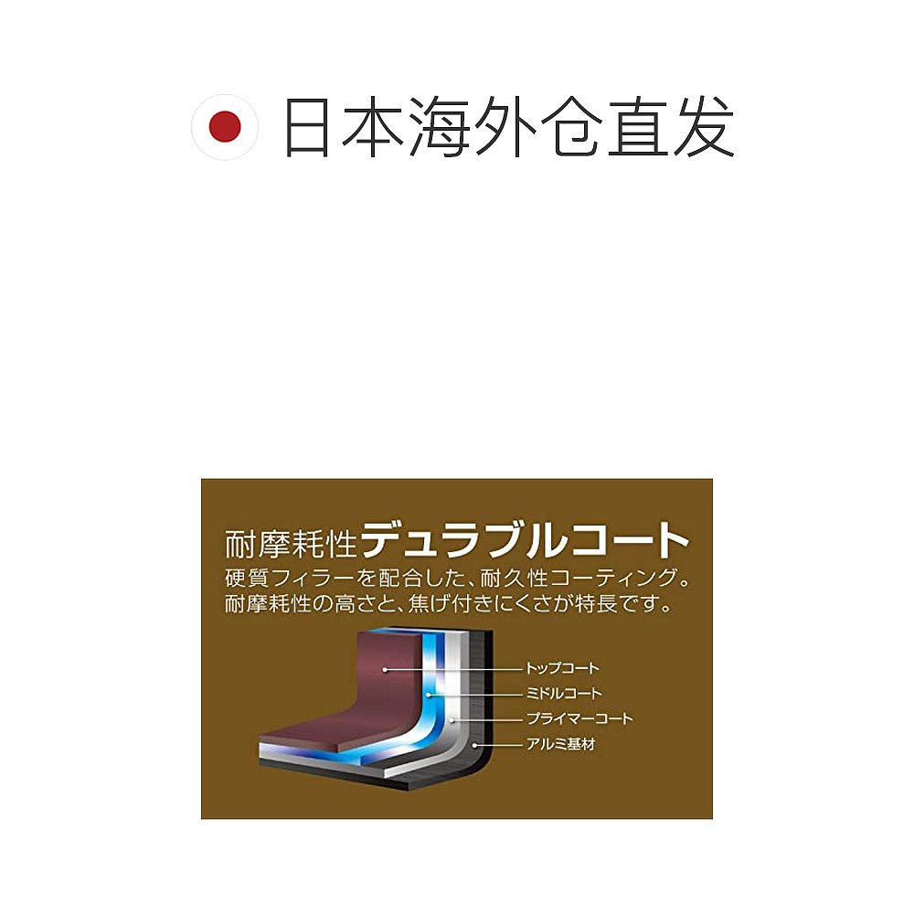 【日本直邮】Thermos膳魔师 Durable系列炒锅 28cm红色 KFH-028D-图1