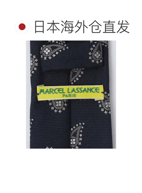 日本直邮SHIPS MARCEL LASSANCE 棉丝佩斯利领带 藏青色