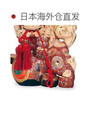 日本直邮九谷烧礼品包装7号小锤狮饰品