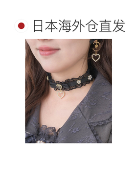 日本直邮ROJITA 女士 花朵水钻choker项链 3617470