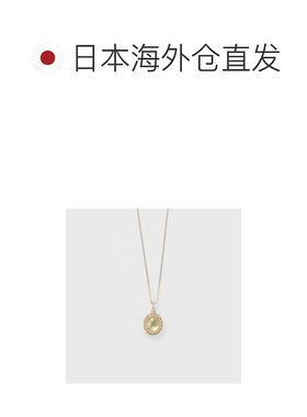 日潮 agete 阿卡朵K10石英/贝壳吊饰黄色 均码吊坠