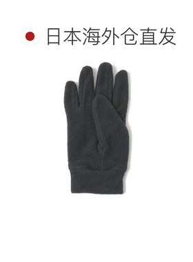 日本直邮SHIPS any 北面 微绒刺绣标志手套 薰衣草色