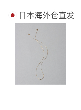 日本直邮Lilas 女士 K18黄金 单钻侧链项链 25110202120070