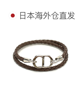 日本直邮Dior 男士手链品牌 Christian Dior德国B1973棕色配饰可