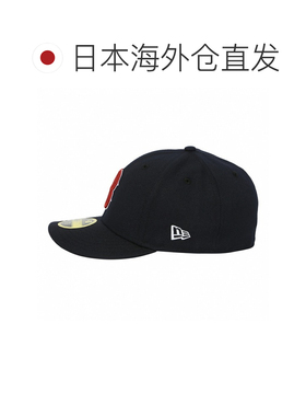 日本直邮New Era MLB 波士顿红袜队 59FIFTY 棒球帽 海军蓝×红色