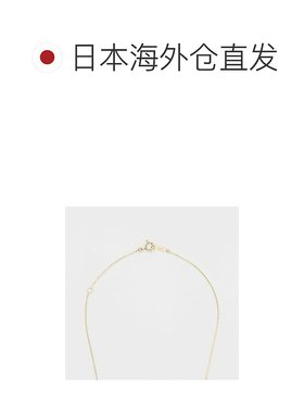 日本直邮日潮 agete 阿卡朵【限定款】K10钻石项链白色 均码