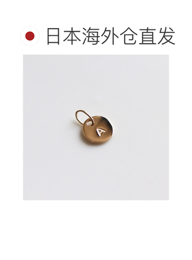 日本直邮cui-cui 黄金字母吊坠 charm（K10YG） 783836