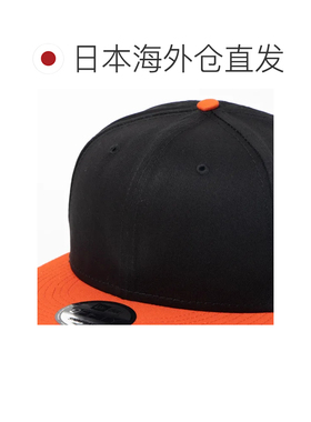 日本直邮NEW ERA 棒球帽 橙色黑色鸭舌帽
