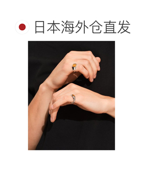 日本直邮TOMWOOD 925银款虎眼石中号印记戒指 101【付后1h可退】