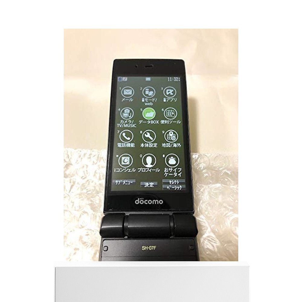 天猫国际日本直购日本直邮SHARP夏普手机数码SH-07F系列防水手机绿色按键3