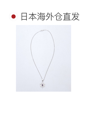 日本直邮REZEN 男士 莲花造型彩色石镶嵌水晶吊坠项链 KJ643X08RZ