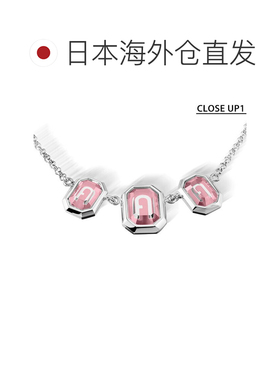 日本直邮FURLA 八角形项链 不锈钢 FJ0322NTU 银色 粉色 配饰