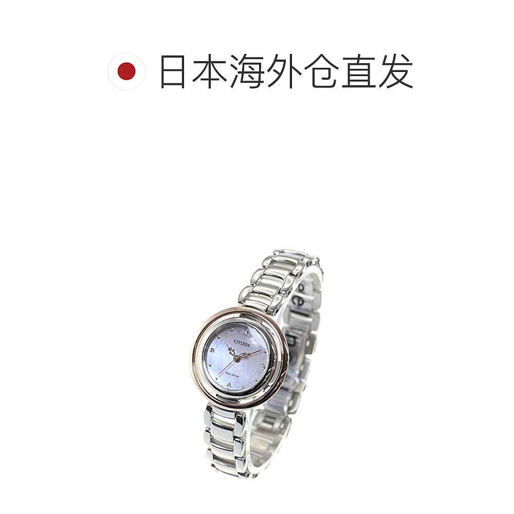 【日本直邮】Citizen西铁城女士手表迪斯尼EM0665-57W小表盘腕表 - 图1