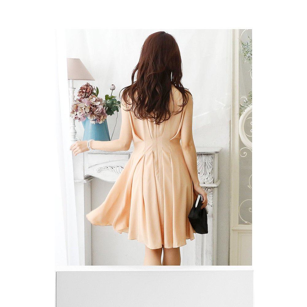 【日本直邮】pourvous tuck雪纺婚纱 天猫国际探物日本连衣裙