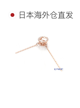 日本直邮Swarovski 施华洛世奇 项链 闪耀之舞圆形 (玫瑰金／透明
