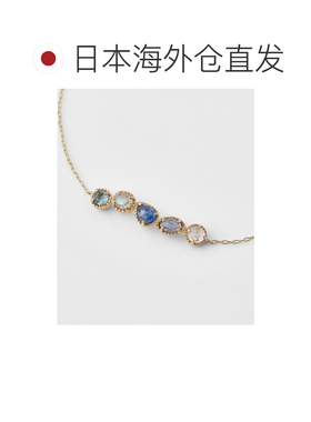 日本直邮agete 阿卡朵 女士 多色天然石手链（蓝【付后1h可退】