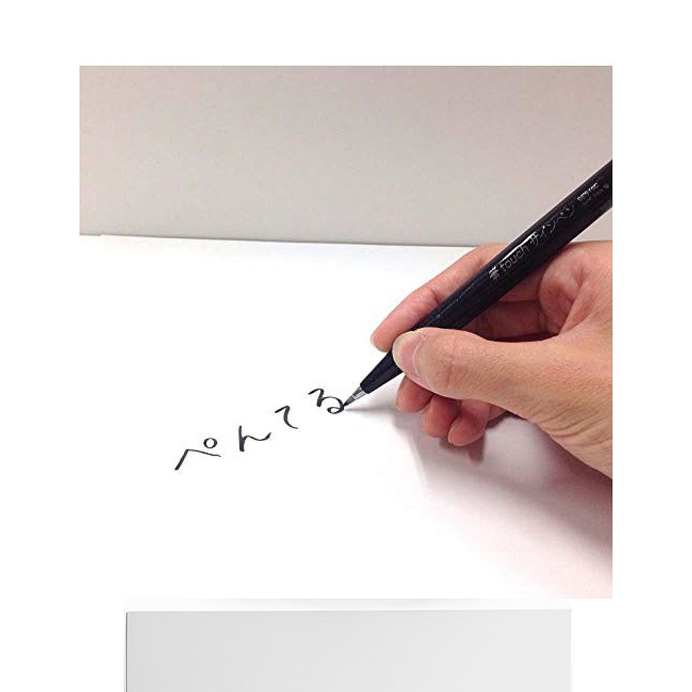 【日本直邮】Pentel派通 彩色签名笔10支 touch 黑色 SES15C-A - 图3