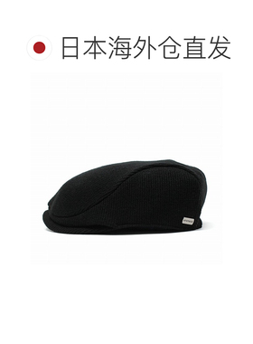 日本直邮ROYAL STETSON 男士针织鸭舌帽 秋冬 防寒 绅士 黑色 大