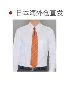 日本直邮MACKINTOSH 麦金托什伦敦绅士单点刺绣细条纹领带 藏青色