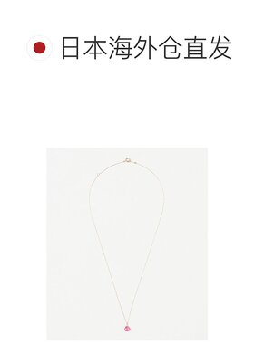 1h可退 日本直邮Les bonbon 女士 K10黄金红宝石项链 简约日常设