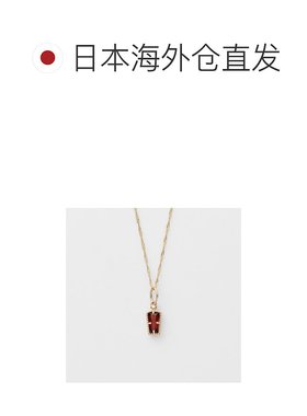 日本直邮日潮 agete阿卡朵K5石榴石挂饰吊坠