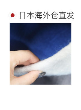 【日本直邮】丸真 Nepal 圆形羊毛圆顶猫屋 蓝色 手工羊毛毡 圆顶