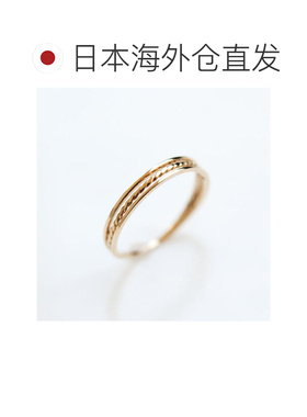 1h可退 日本直邮cui-cuiK10YG黄金戒指10K金戒环755406cuicui