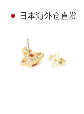 日本直邮Vivienne Westwood REINA EARRINGS 女士双耳耳环 金色 [