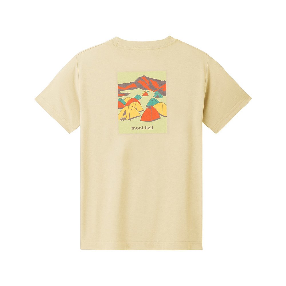 日潮跑腿Montbell蒙贝欧 儿童卡通图案圆领短袖T恤 LBL 160 11148 - 图0