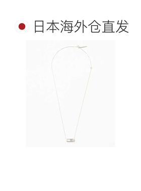 1h可退 日本直邮FIBULA 女士 拉长石白蝶贝水晶项链 天然石叠层设