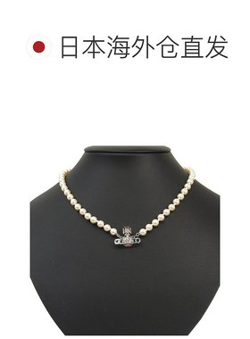 日本直邮Vivienne Westwood女士铂金 KITTY 珍珠项链 6301011O02P