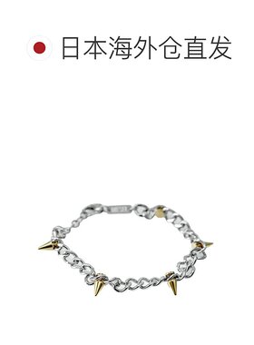 日本直邮Diesel 男女士手链品牌 DIESEL银色和金色配饰