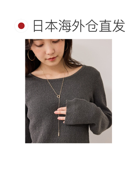 日本直邮VIS 女士 Y型项链 心形金属扣 细链锁骨链 2026ABVZ16010