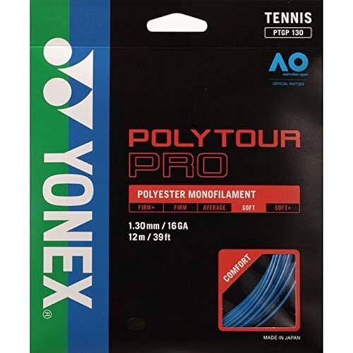 【日本直邮】Yonex尤尼克斯 网球拍绳PolyTour PRO 蓝色PTGP130 - 图0