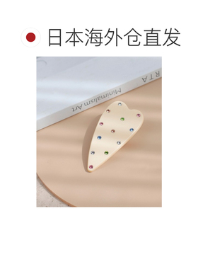 日本直邮ANE MONE 彩色宝石心形发夹发饰 K055000【付后1h可退】