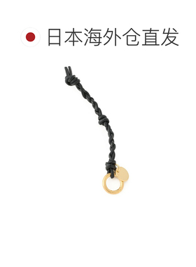 日本直邮JIL SANDER LONG TANGLE KEYRING 女士钥匙扣包挂饰 黑色