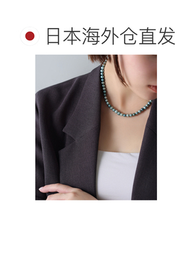 日本直邮Lilas 女士 40cm靛蓝淡水珍珠项链 K10黄金 261102023010