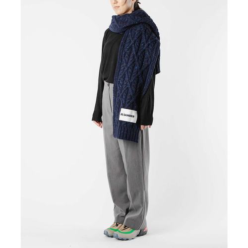 日本直邮 JIL SANDER+ J40TE0007 J14522 围巾女式时尚配饰羊毛披 - 图2