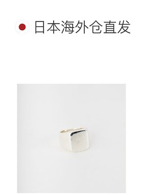 1h可退 日本直邮GENERAL男士925银简约徽章戒指 GEN-019配饰