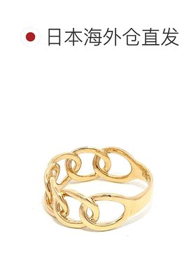 日本直邮（r248631）女士 K18YG 链条设计时尚戒指 18k 黄金 人气