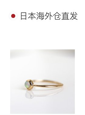 1h可退 日本直邮cui-cui 十月诞生石 华丽游彩欧泊宝石 戒指 K10Y