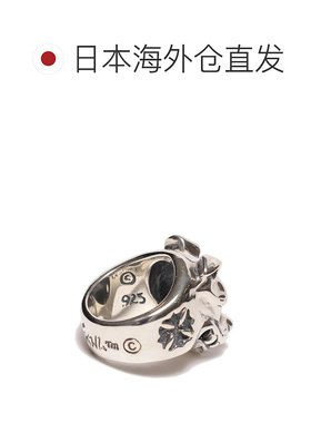 1h可退 日本直邮Bill Wall Leather 男士大型狗头戒指 银925配饰