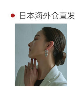 日本直邮YArKA 男女同款 银925蓬松链式耳钉 Y250【付后1h可退】
